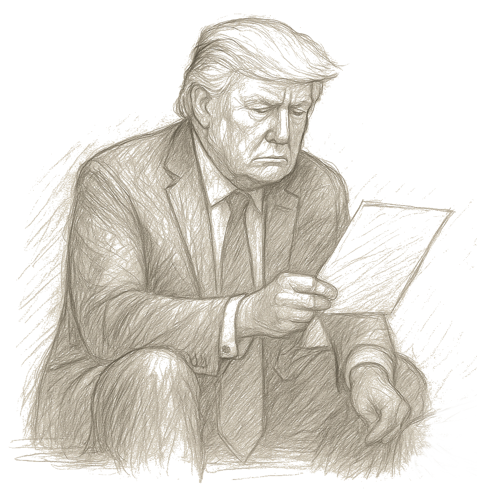 Trump Detailed Sketch - July 2025