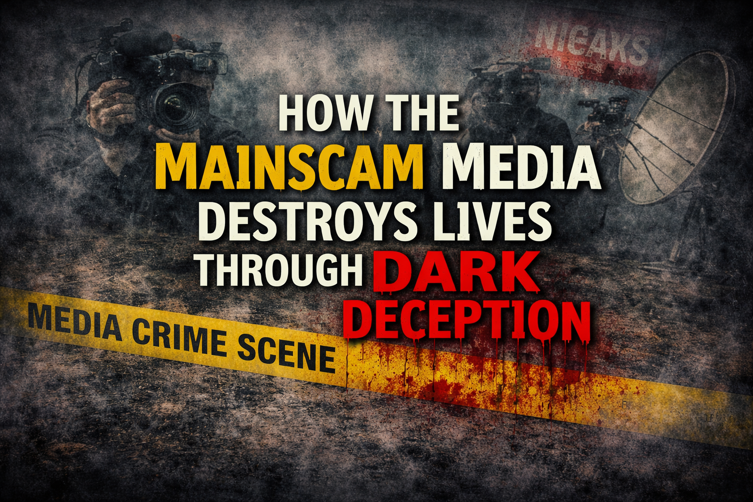 mainscam media dark deception