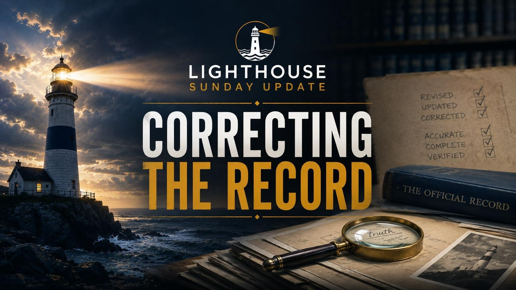 Correcting the record