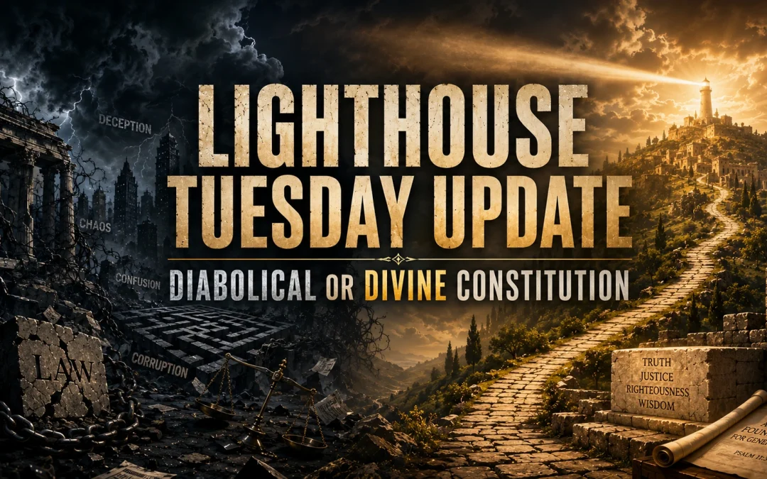 9th June 2026 – Lighthouse Tuesday Update – Diabolical or Divine Constitution