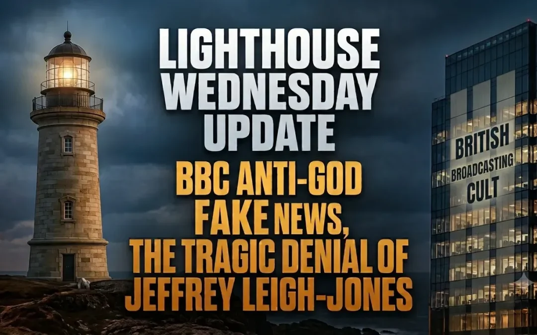 8th July 2026 – Lighthouse Wednesday Update – BBC Anti-God Fake News, The Tragic Denial of Jeffrey Leigh-Jones