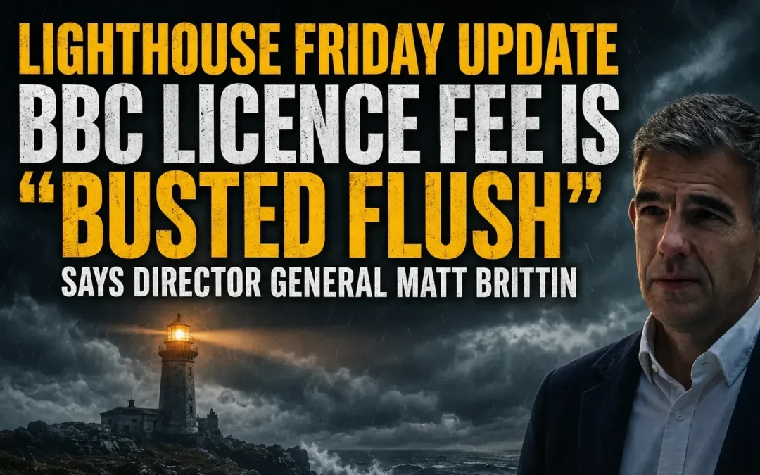 17th July 2026 – Lighthouse Friday Update – BBC Licence Fee is “Busted Flush” Says Director General Matt Brittin