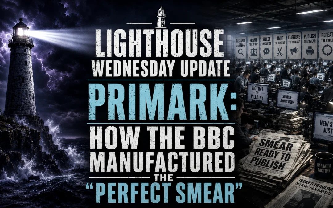 29th July 2026 – Lighthouse Wednesday Update – Primark: How the BBC Manufactured the “Perfect Smear”