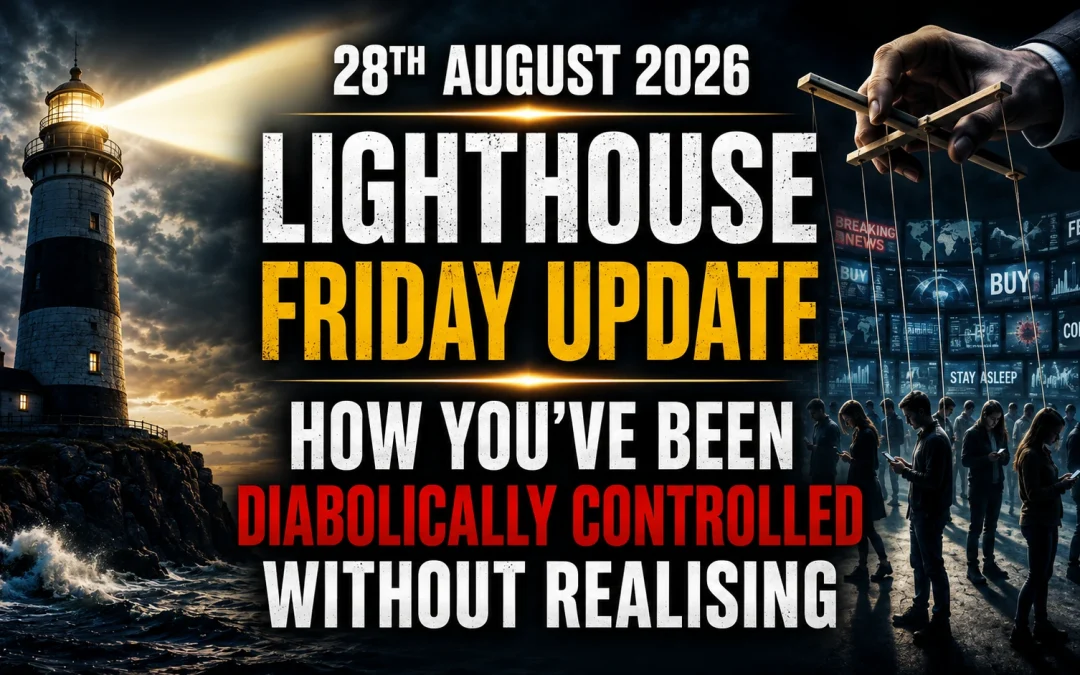 28th August 2026 – Lighthouse Friday Update – How You’ve Been Diabolically Controlled Without Realising