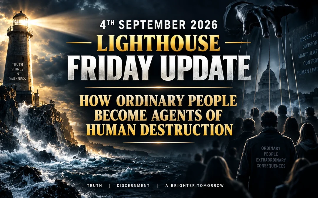 4th September 2026 – Lighthouse Friday Update – How Ordinary People Become Agents of Human Destruction