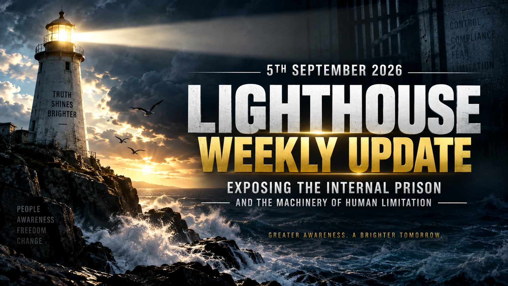 5th September 2026 – Lighthouse Weekly Update – Exposing the Internal Prison and the Machinery of Human Limitation