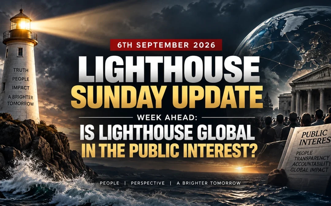 6th September 2026 – Lighthouse Sunday Update – Week Ahead: Is Lighthouse Global in the Public Interest?