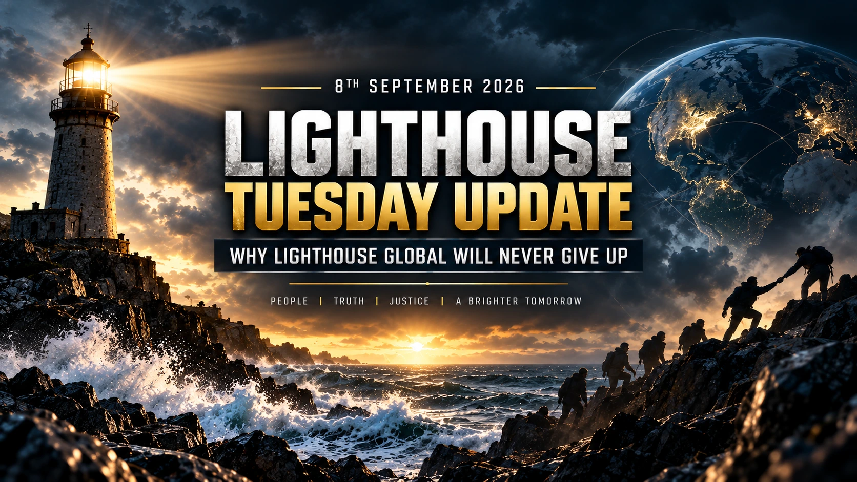 8th September 2026 – Lighthouse Tuesday Update – Why Lighthouse Global Will Never Give Up