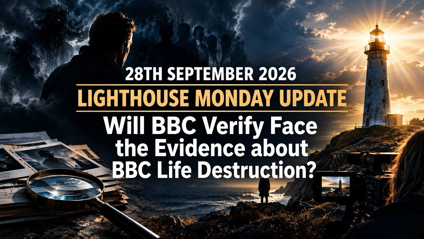 28th September 2026 — Lighthouse Monday Update — Will BBC Verify Face the Evidence of BBC Life Destruction?
