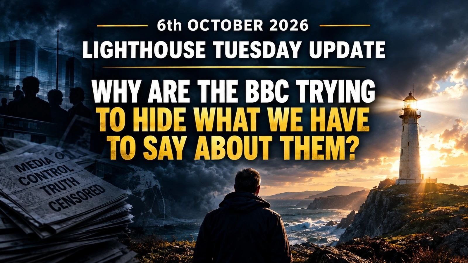 6th October 2026 — Lighthouse Tuesday Update — Why Are the BBC Trying to Hide What We Have to Say About Them?