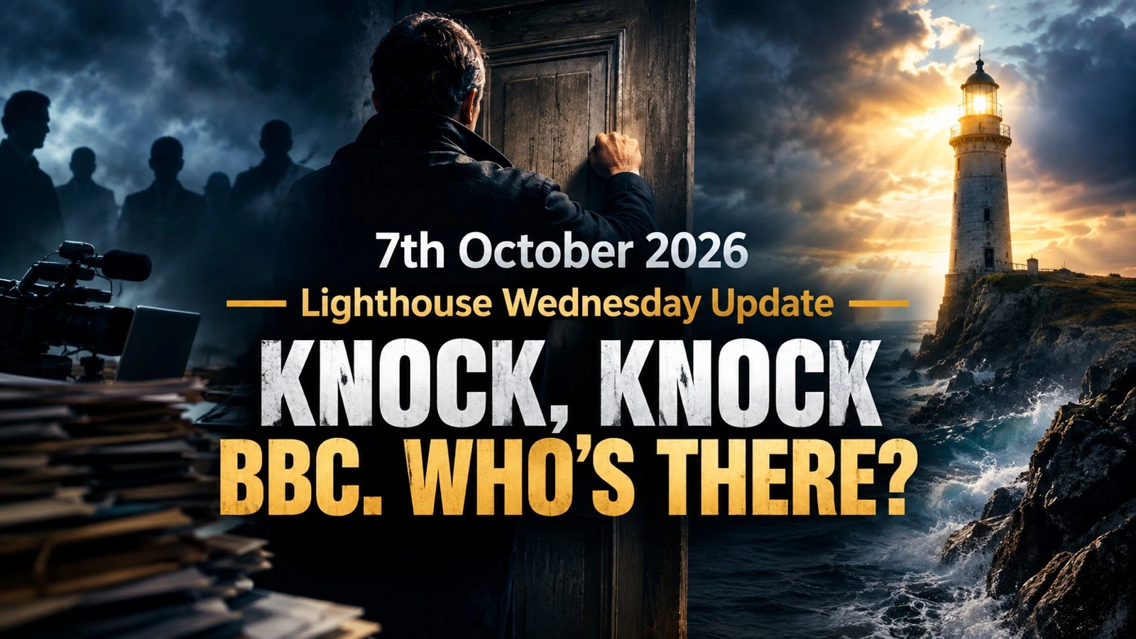 7th October 2026 – Lighthouse Wednesday Update – Knock, Knock BBC. Who’s There?
