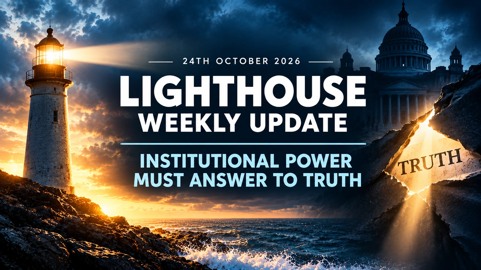 24th October 2026 — Lighthouse Weekly Update — Institutional Power Must Answer to Truth